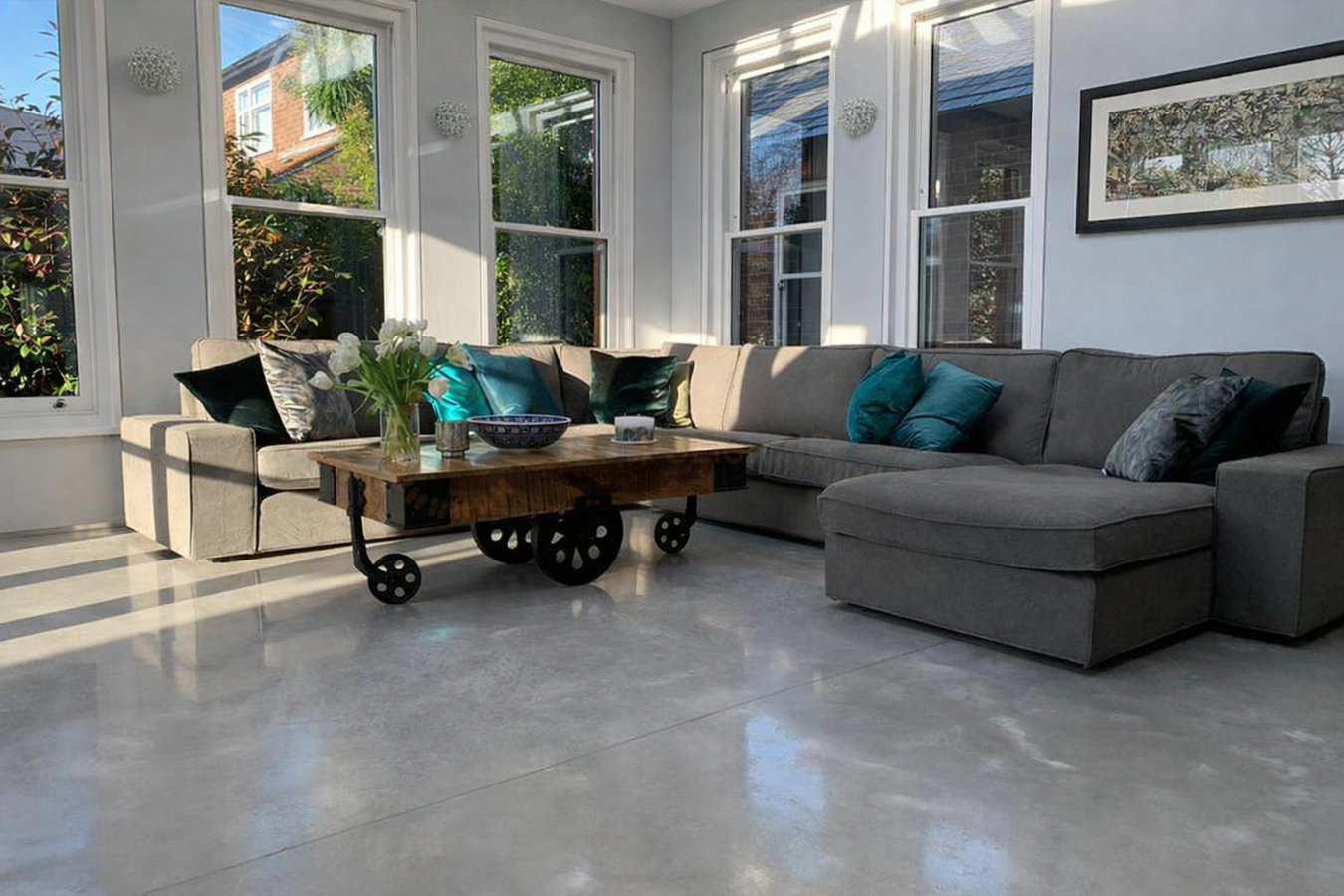Concrete floor installation in San Luis, AZ