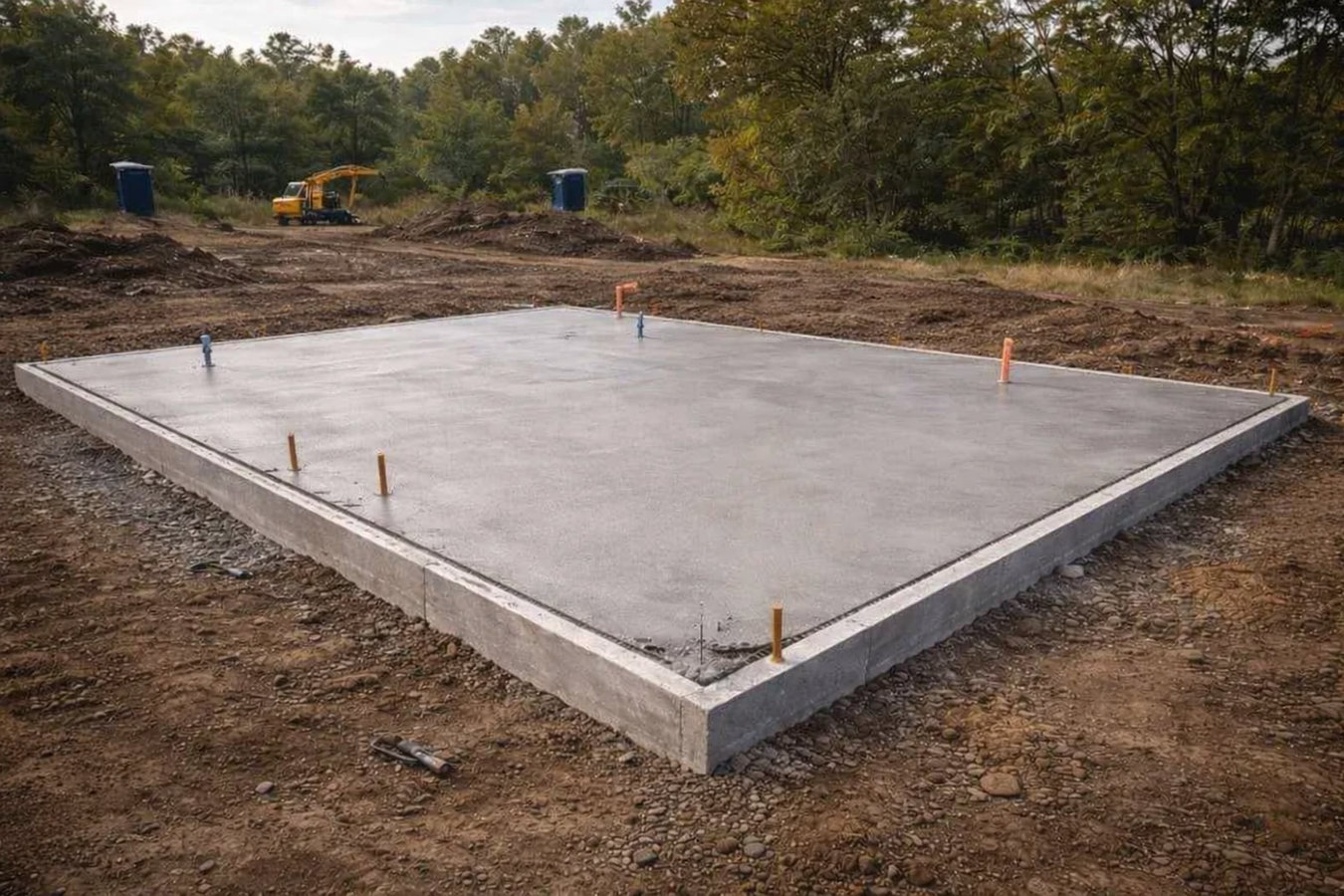 Slab foundation building in San Luis, AZ